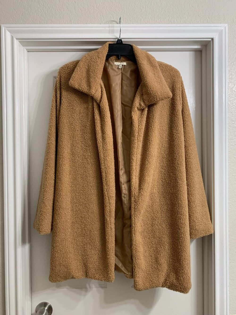 Kate & Sam Women's Camel Color Jacket, Size XL